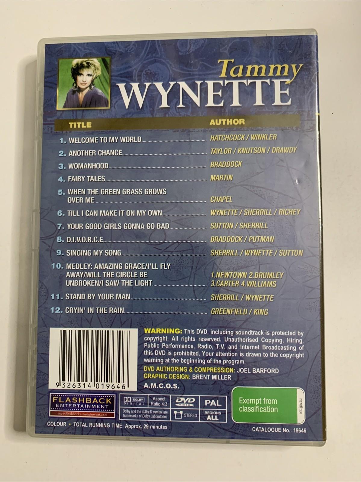 Tammy Wynette Solo (DVD) Country Music All Regions