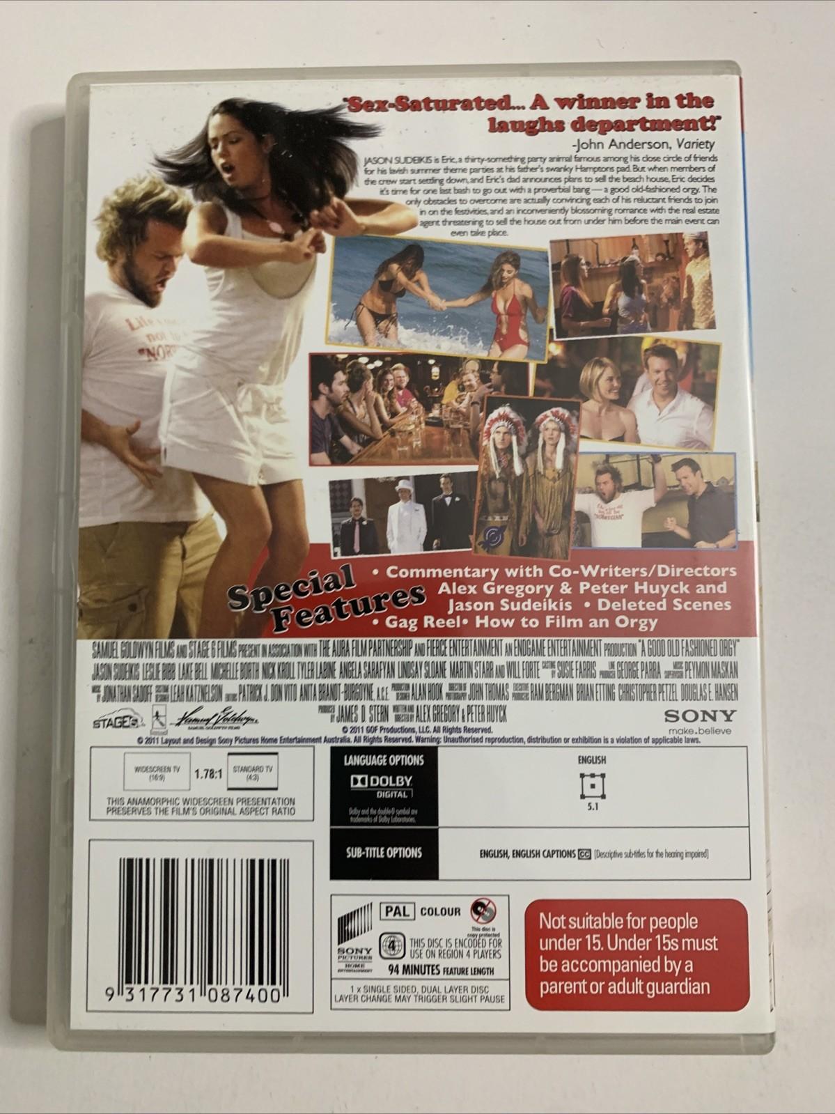 A Good Old Fashioned Orgy (DVD, 2011) Jason Sudeikis  Region 4 NEW