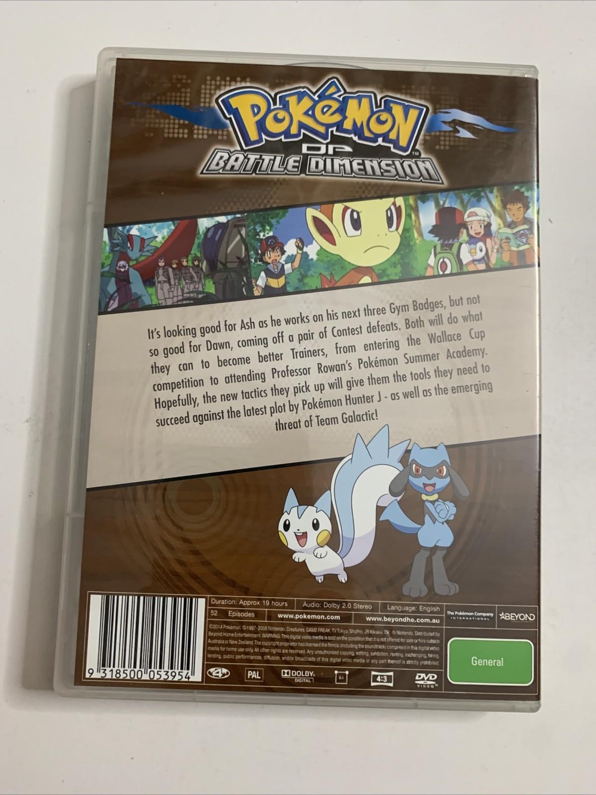 Pokemon DP Battle Dimension Season 11 (DVD, 2009, 6-Discs) Anime Region 4