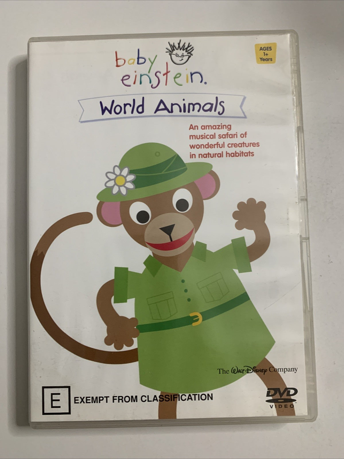 Baby Einstein: World Animals (DVD, 2005) Disney Early Education Region 4