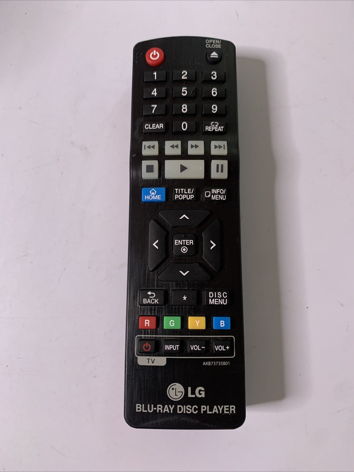 Genuine LG AKB73735801 Remote Control For LG Blu-ray Player