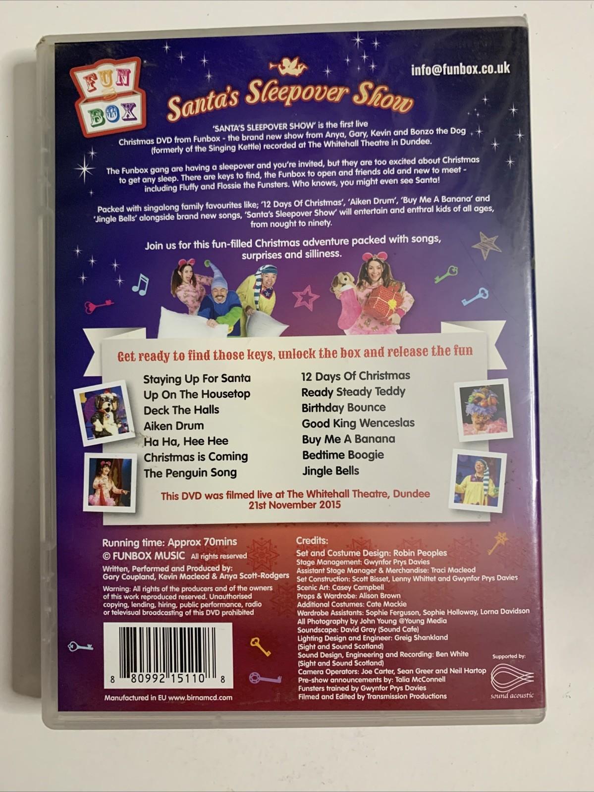 FunBox Santa's Sleepover Show (DVD, 2015) All Regions