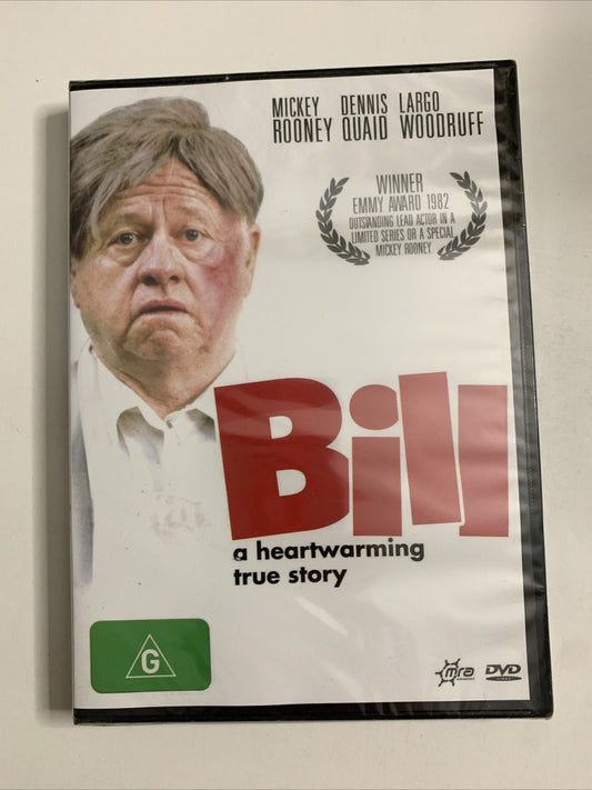 Bill (DVD, 1981) Mickey Rooney, Largo Woodruff, Dennis Quaid Region 4 NEW Sealed