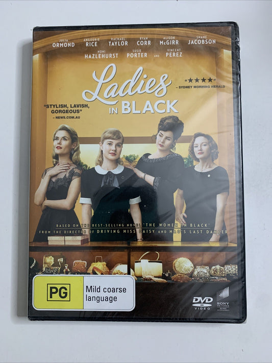 Ladies In Black (DVD, 2018) Julia Ormond, Angourie Rice Region 4 NEW Sealed