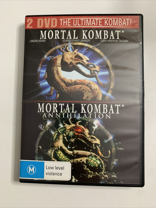 Mortal Kombat 1 & 2 (DVD, 1995, 2-Disc) Region 4