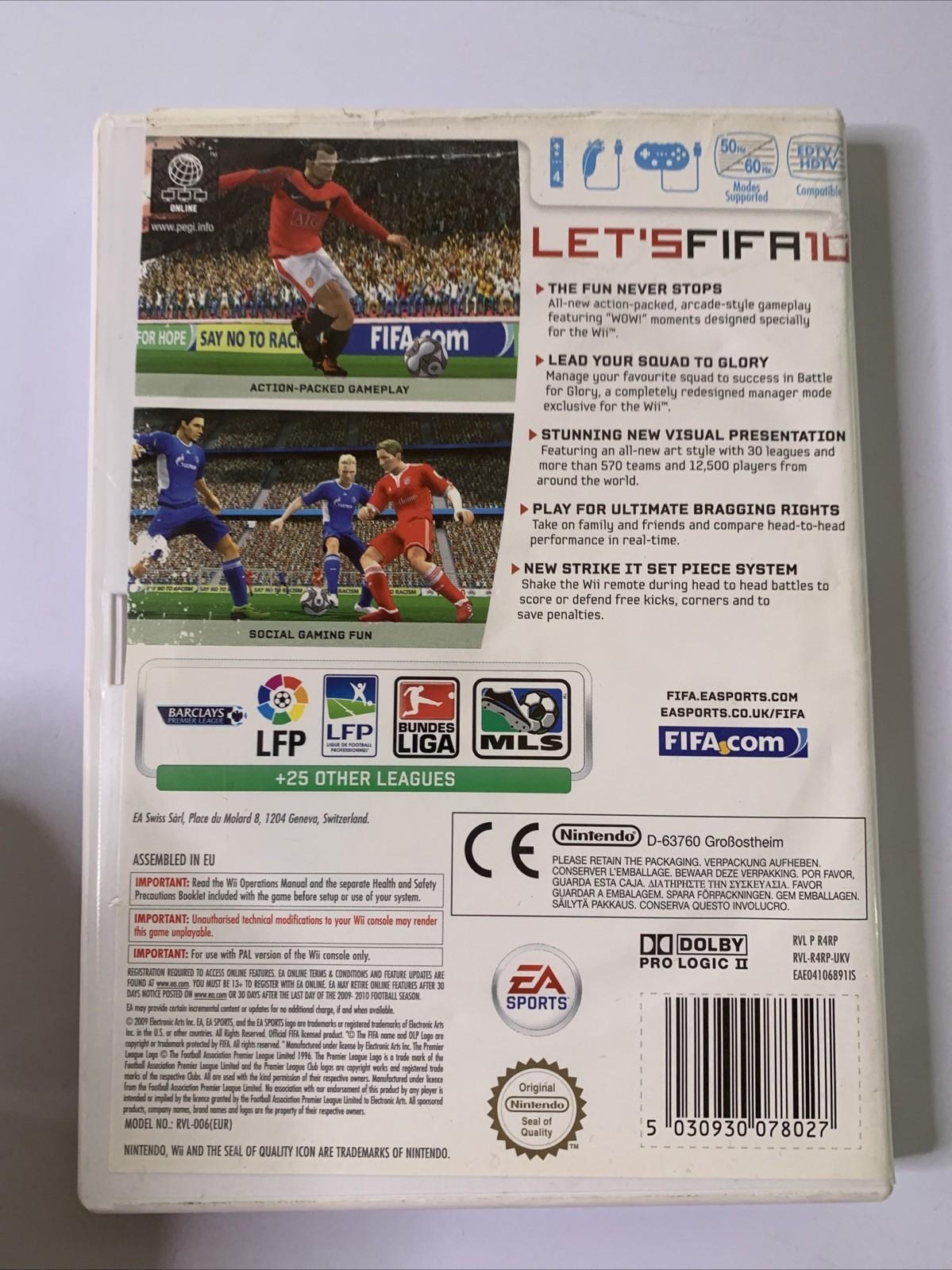 FIFA 10 Nintendo Wii PAL Football Game