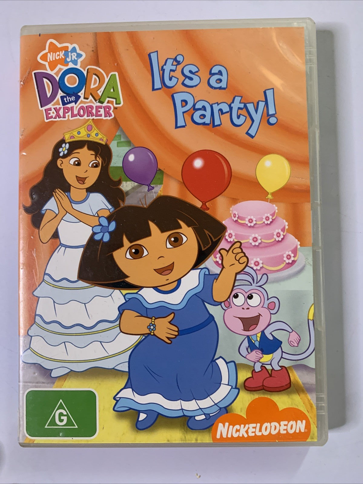 Dora The Explorer : It's A Party (DVD, 2000) Nickelodeon Animation Region 4