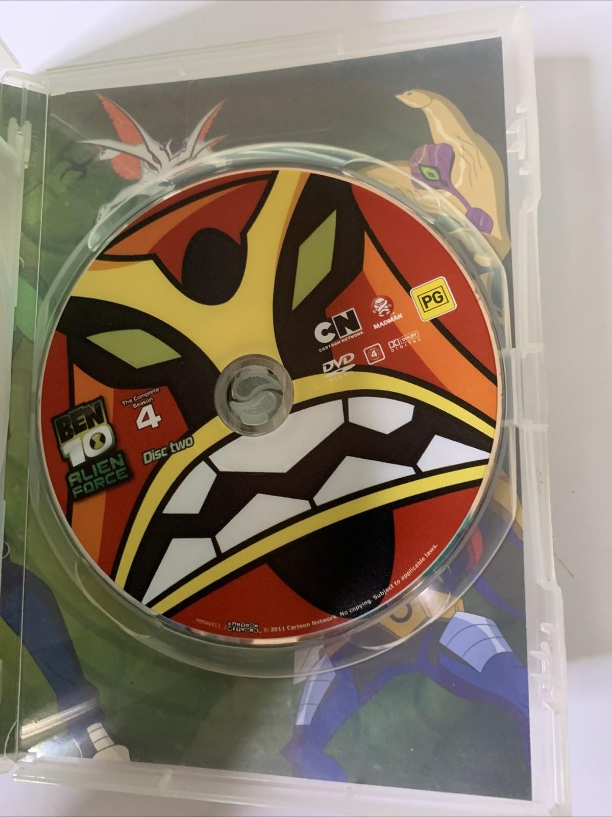 Ben 10 Alien Force : Season 4 (DVD, 2008) Animation Region 4