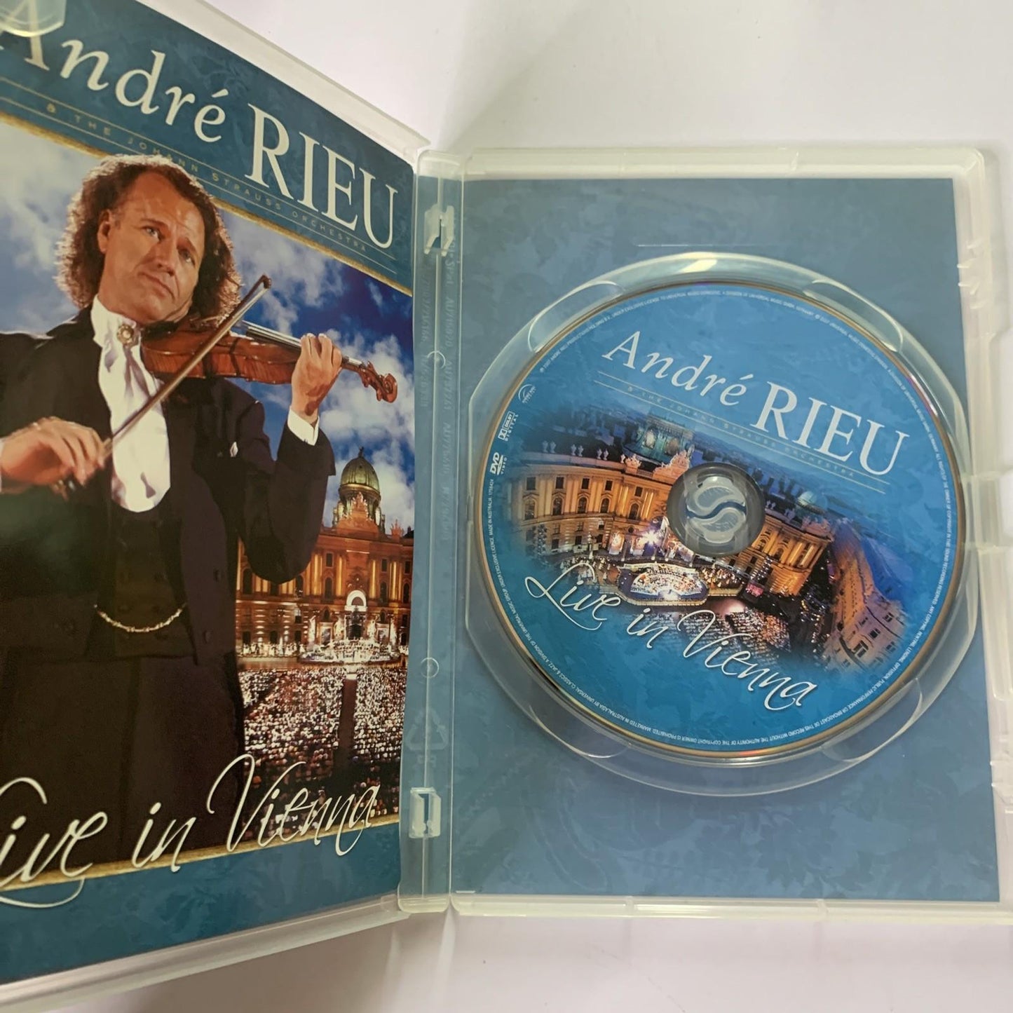 André Rieu, Johann Strauß Orchestra – Live In Vienna (DVD, 2007) All Regions