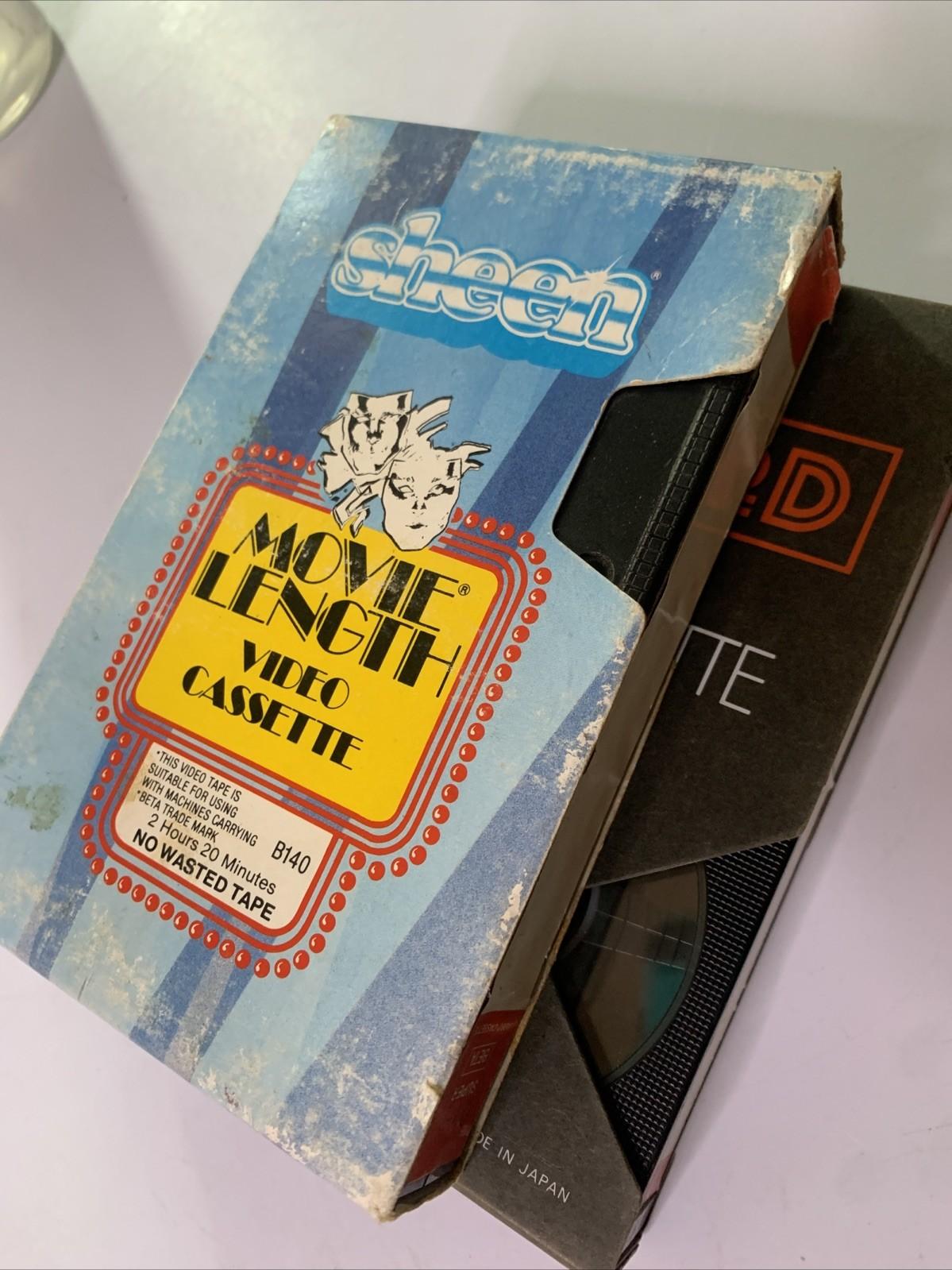 2x Beta Cassette Tape L-500 Used