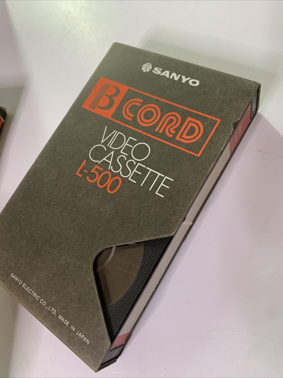 2x Beta Cassette Tape L-500 Used