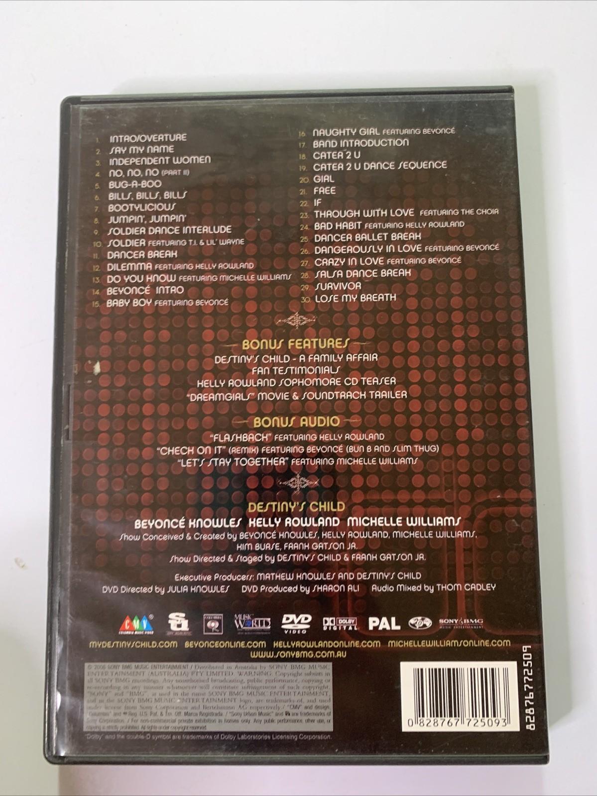 Destiny's Child – Live In Atlanta (DVD, 2006) All Regions