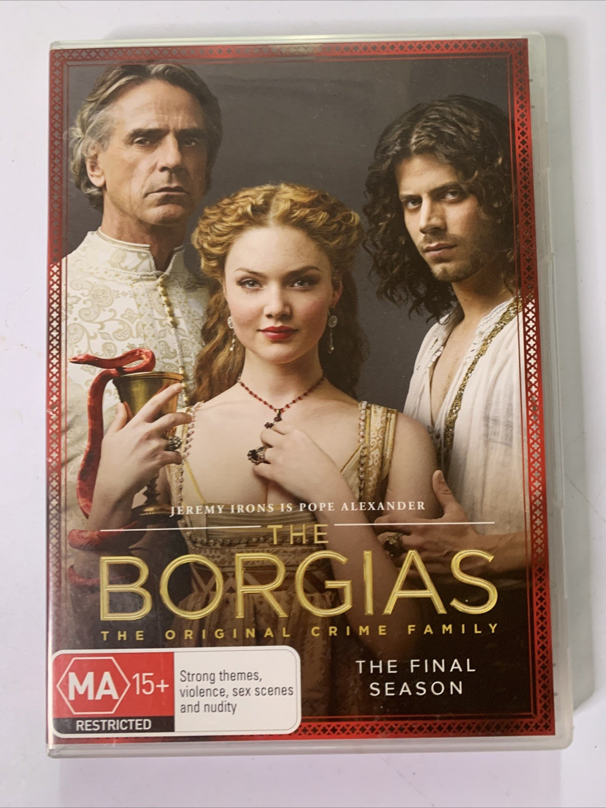 The Borgias : Season 3 (DVD, 2013, 4-Discs) Jeremy Irons  Region 4
