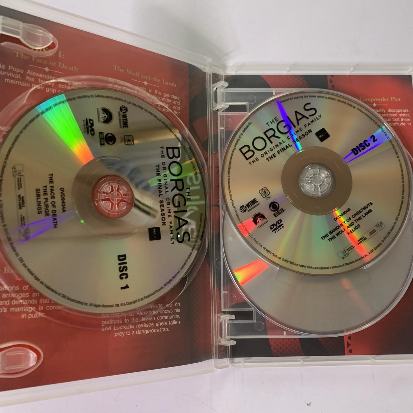 The Borgias : Season 3 (DVD, 2013, 4-Discs) Jeremy Irons  Region 4