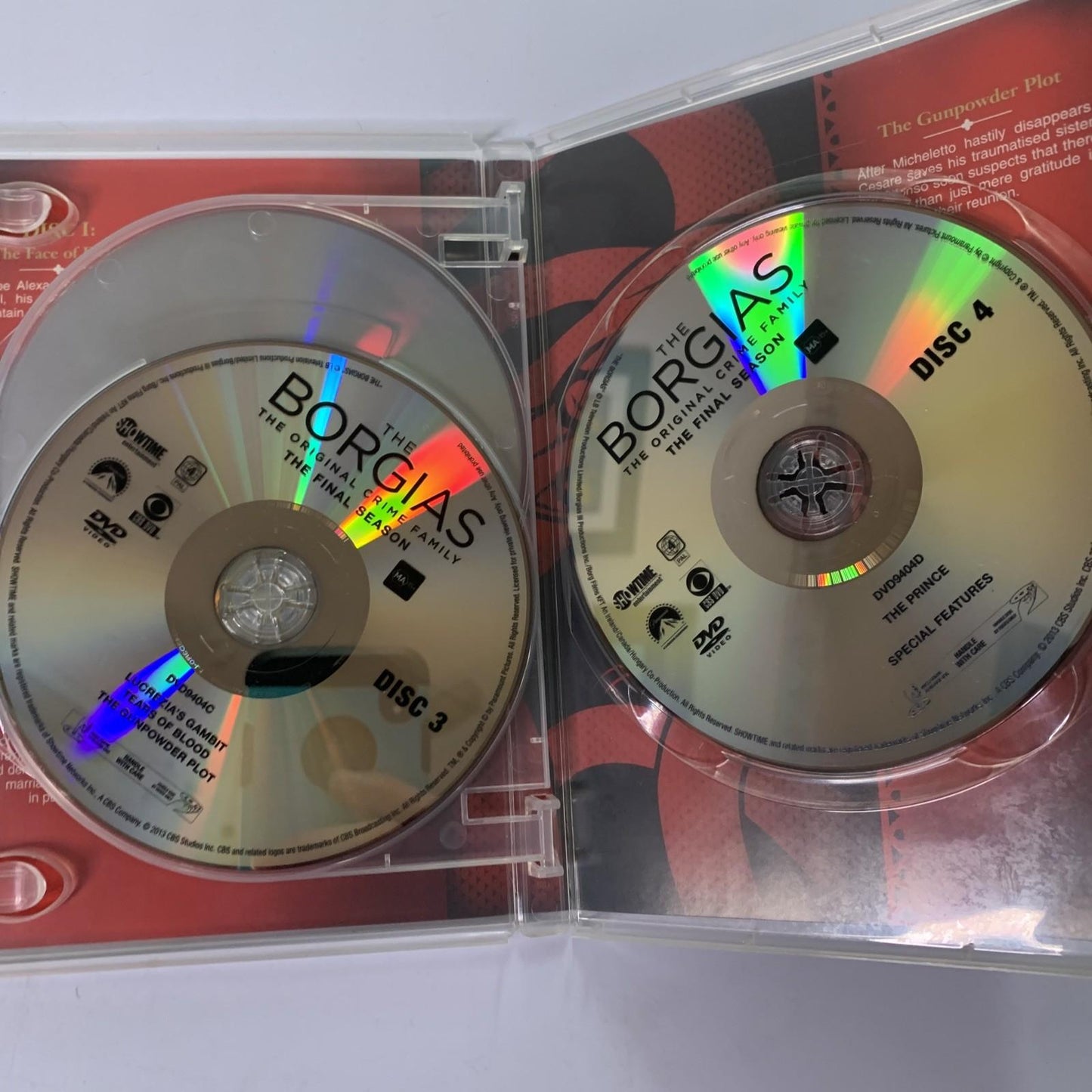 The Borgias : Season 3 (DVD, 2013, 4-Discs) Jeremy Irons  Region 4