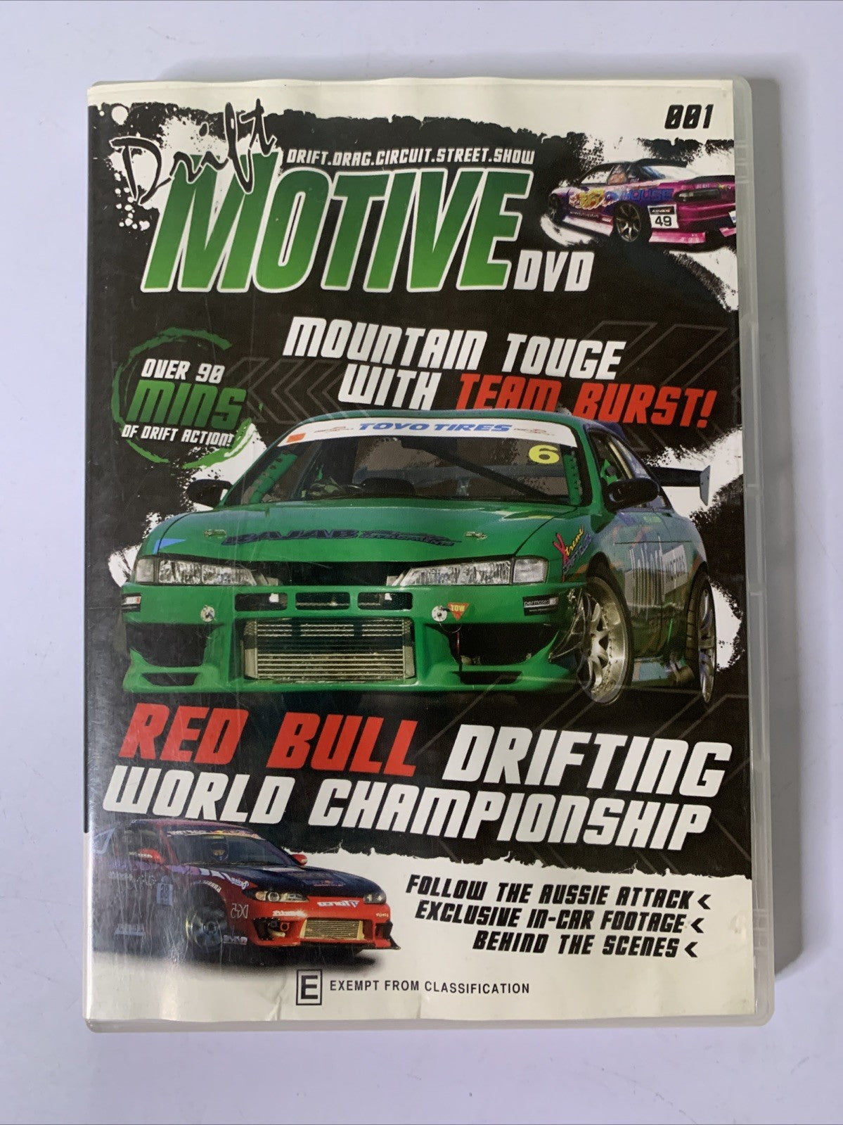 Drift Motive 001 (DVD, 2009) Drift Drag Circuit Street Show All Regions