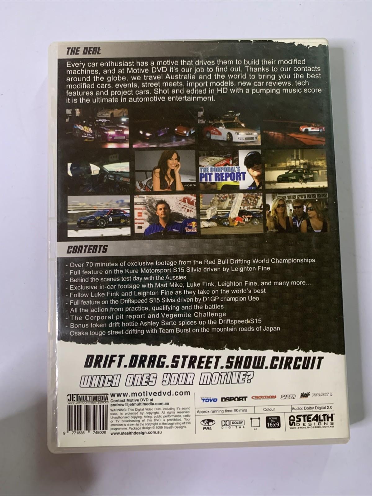 Drift Motive 001 (DVD, 2009) Drift Drag Circuit Street Show All Regions