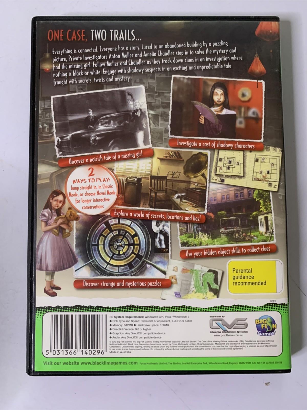 Little Noir Stories: The Case Of The Missing Girl PC Windows Hidden Object Game