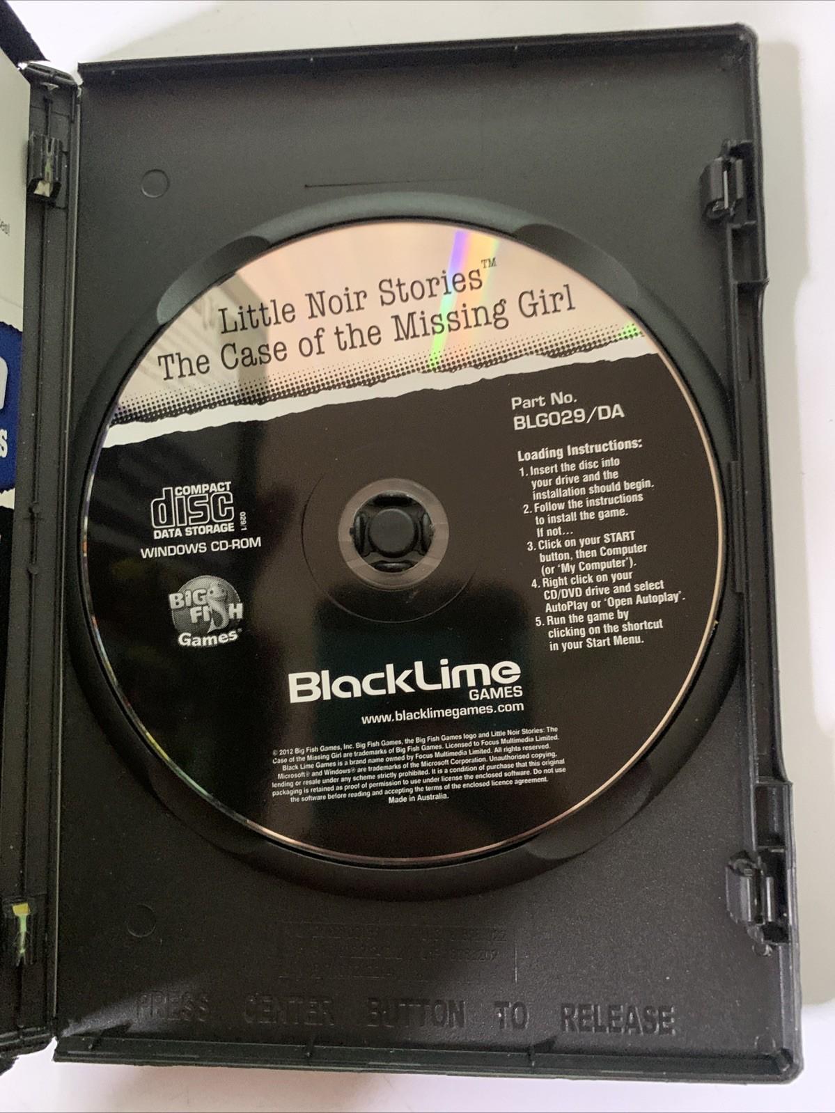 Little Noir Stories: The Case Of The Missing Girl PC Windows Hidden Object Game