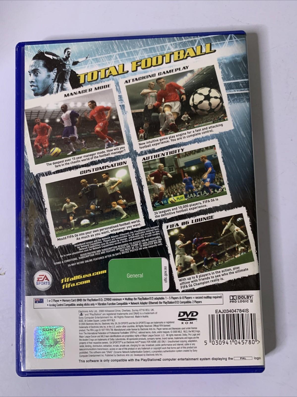 FIFA 06 PS2 Sony Playstation 2 PAL EA Sports Game Complete
