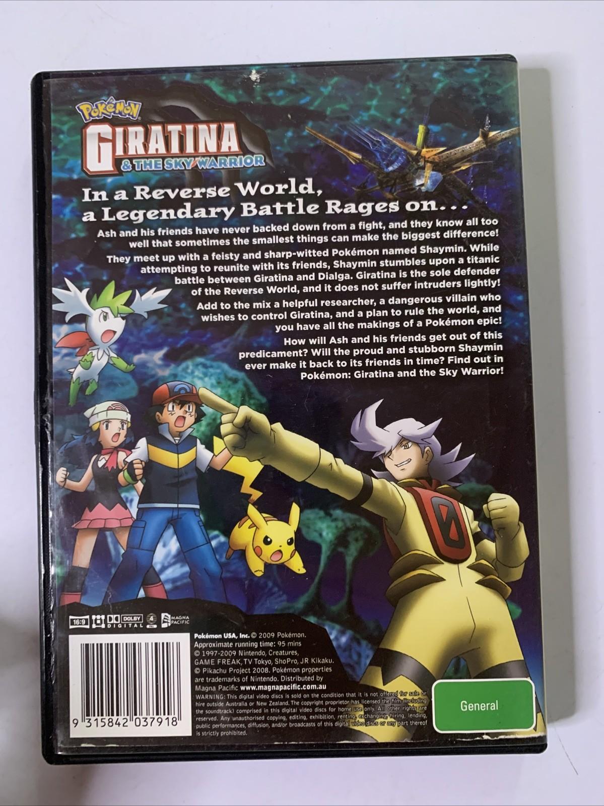 Pokemon Giratina & the Sky Warrior : Movie 11 (DVD, 2008) Anime Region 4