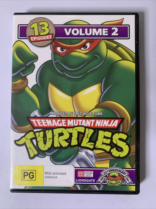 Teenage Mutant Ninja Turtles : Volume 2 (DVD, 1987) Animation Region 4