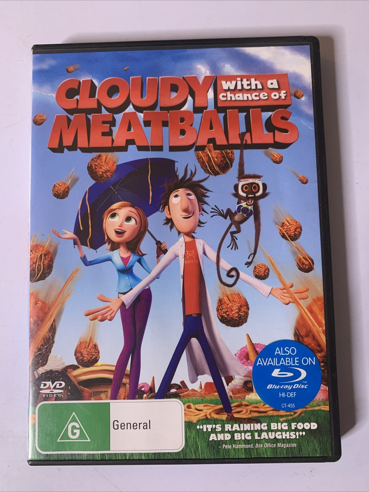 Cloudy With A Chance Of Meatballs (DVD, 2009) Animation Region 4