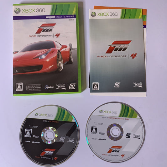 Forza Motorsport 4 Microsoft XBOX 360 NTSC-J JAPAN Car Racing Game Complete