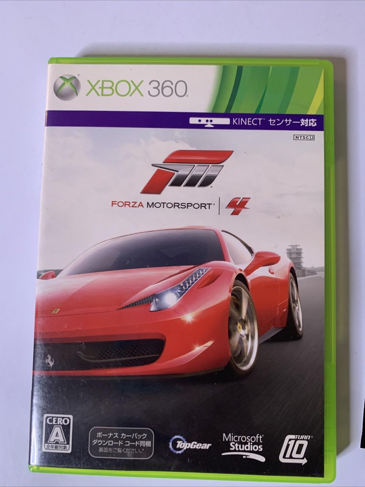 Forza Motorsport 4 Microsoft XBOX 360 NTSC-J JAPAN Car Racing Game Complete