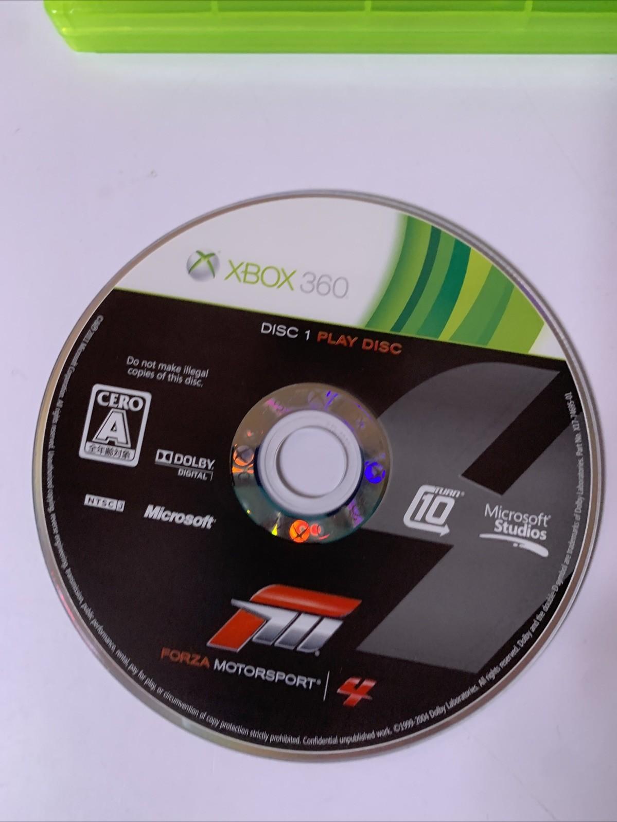 Forza Motorsport 4 Microsoft XBOX 360 NTSC-J JAPAN Car Racing Game Complete