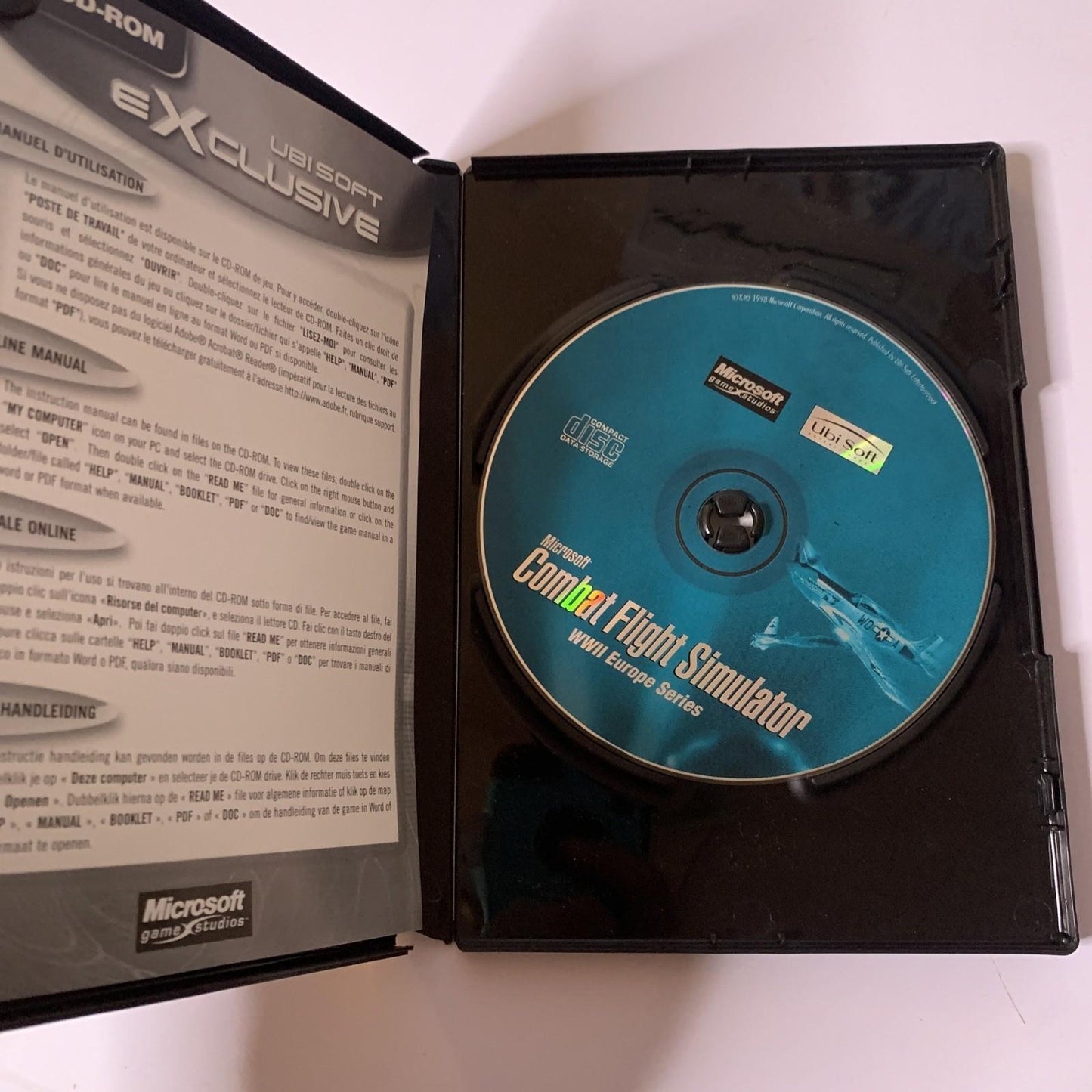Microsoft Combat Flight Simulator WWII Europe Series PC CD-ROM Windows Game