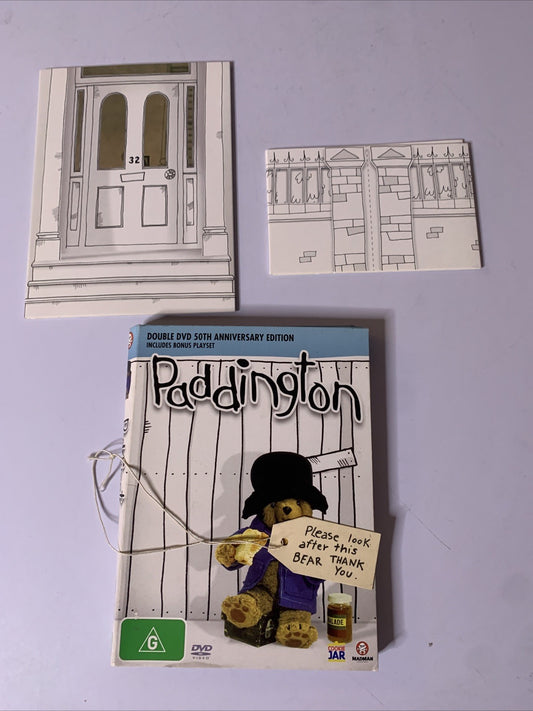 Paddington Bear 50th Anniversary Edition + Playset (DVD, 1975) Region 4