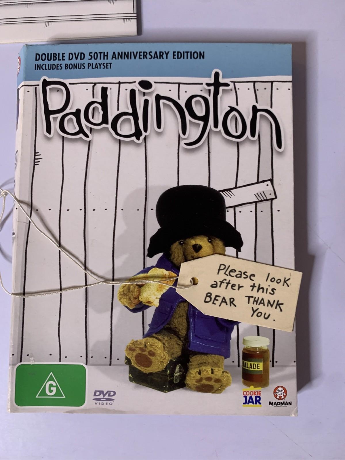 Paddington Bear 50th Anniversary Edition + Playset (DVD, 1975) Region 4