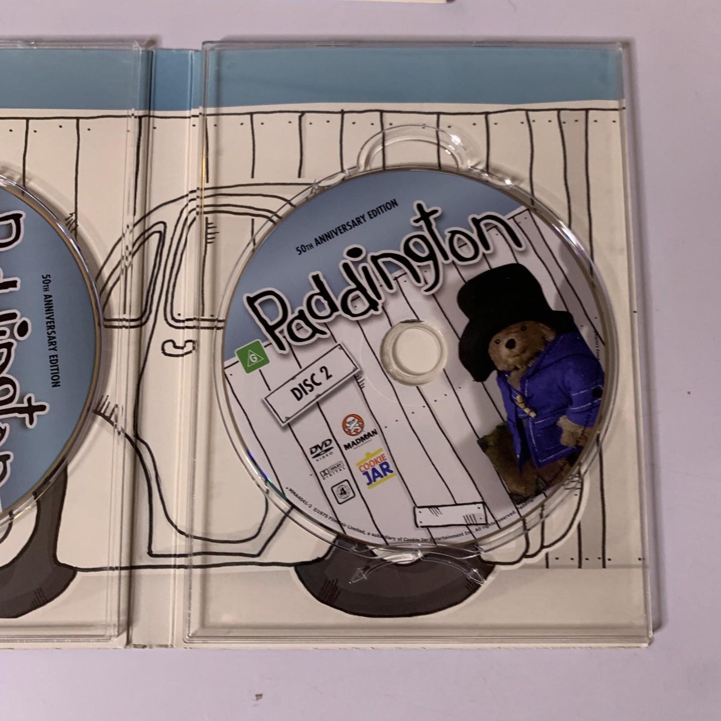 Paddington Bear 50th Anniversary Edition + Playset (DVD, 1975) Region 4