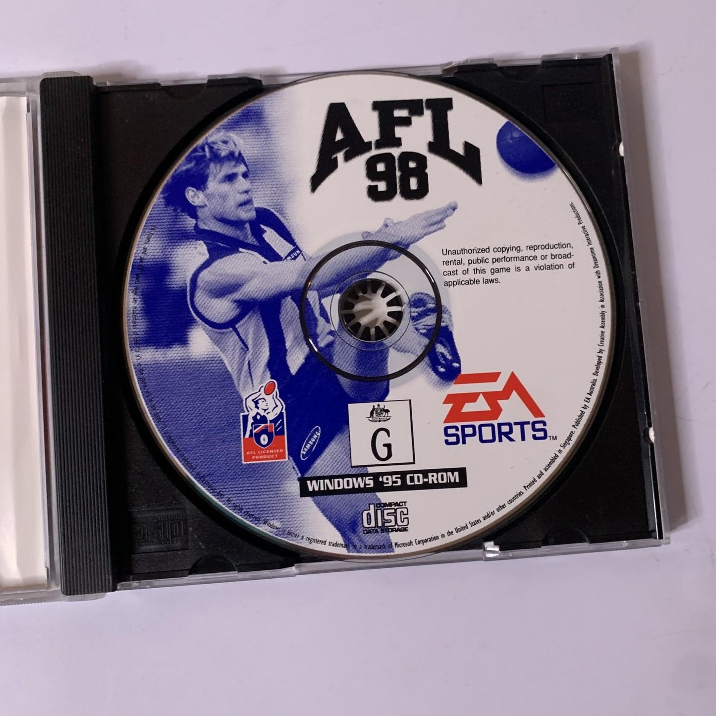 AFL 98 PC CD-ROM Windows Australian Rules Football Game