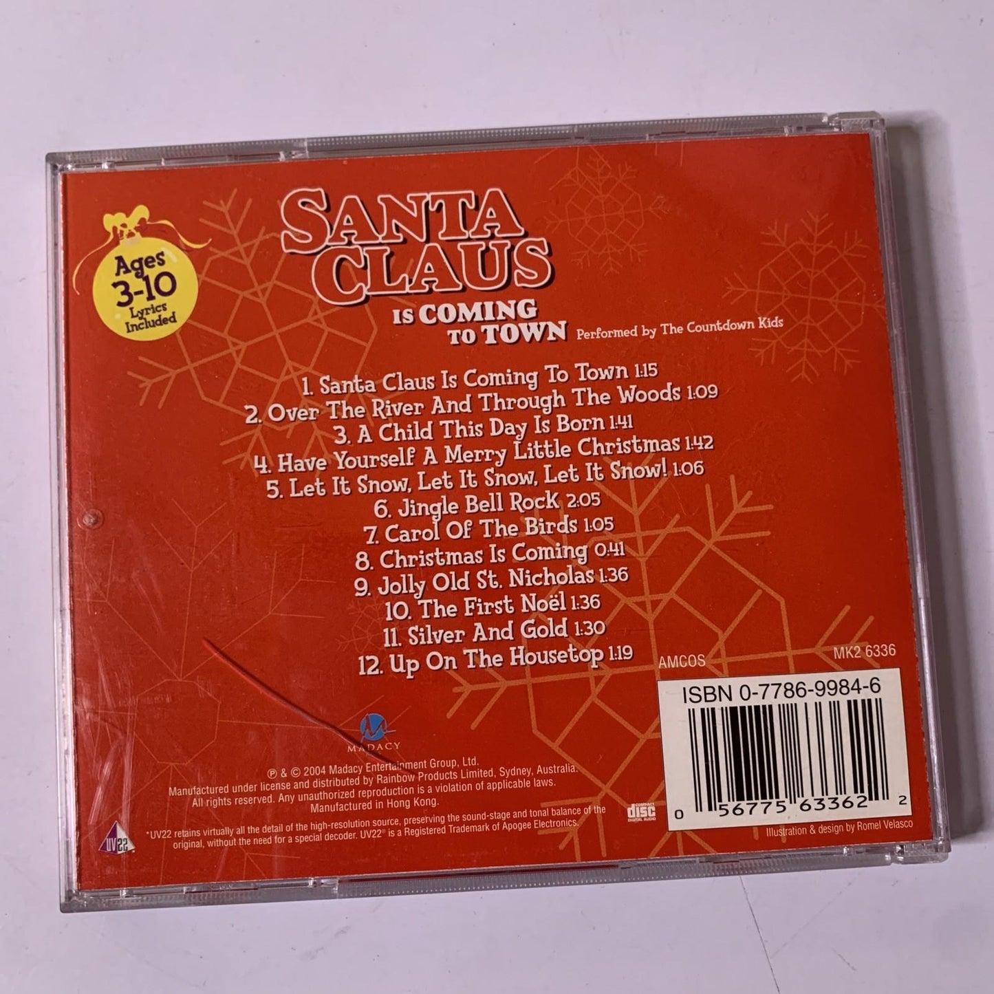 Santa Claus Is Coming to Town by The Countdown Kids (CD, 2002) Album