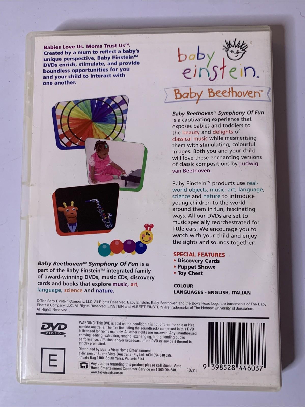 Disney Baby Einstein: Baby Beethoven (DVD, 2002) Early Education All Regions