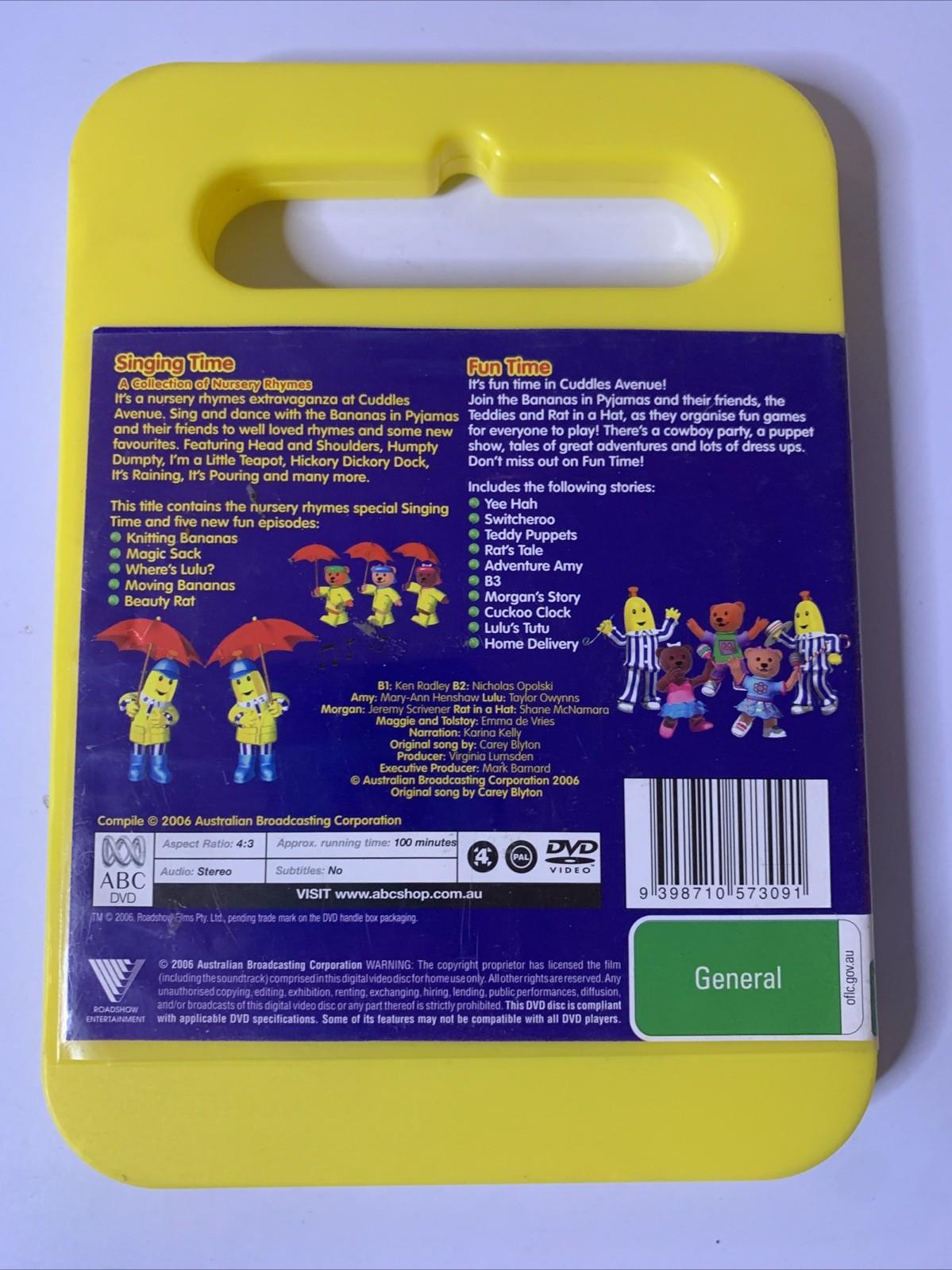 Bananas In Pyjamas: Singing Time / Fun Time (DVD, 2004) Region 4