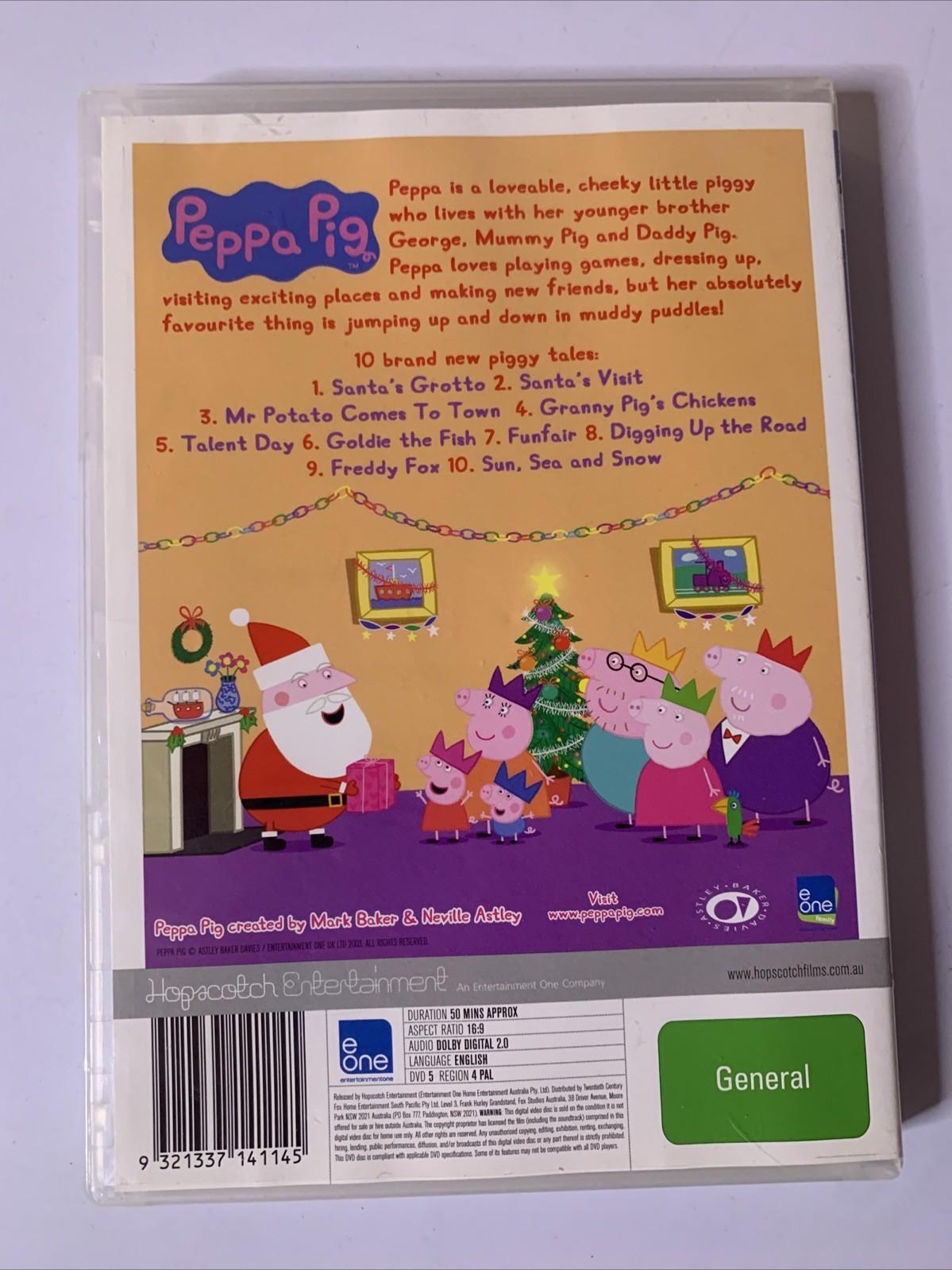 Peppa Pig: Santa's Grotto (DVD, 2010) Animation Region 4