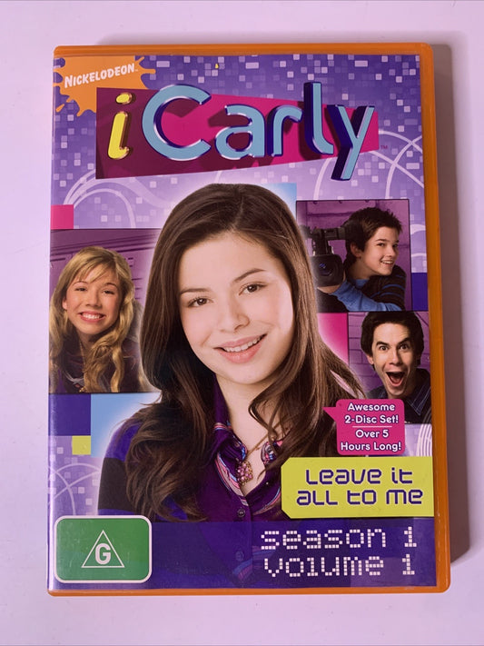 iCarly : Season 1 Volume 1 (DVD, 2007, 2-Disc) Region 4