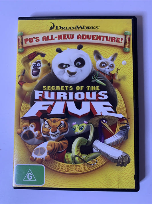 Secrets Of The Furious Five (DVD, 2008) DreamWorks Animation Region 4