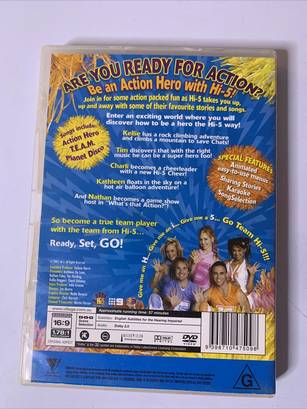 Hi-5 Action Heroes (DVD, 2005) Region 4
