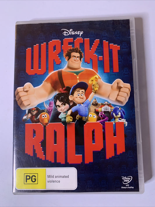 Wreck-It Ralph (DVD, 2012) Disney Animated Film Region 4