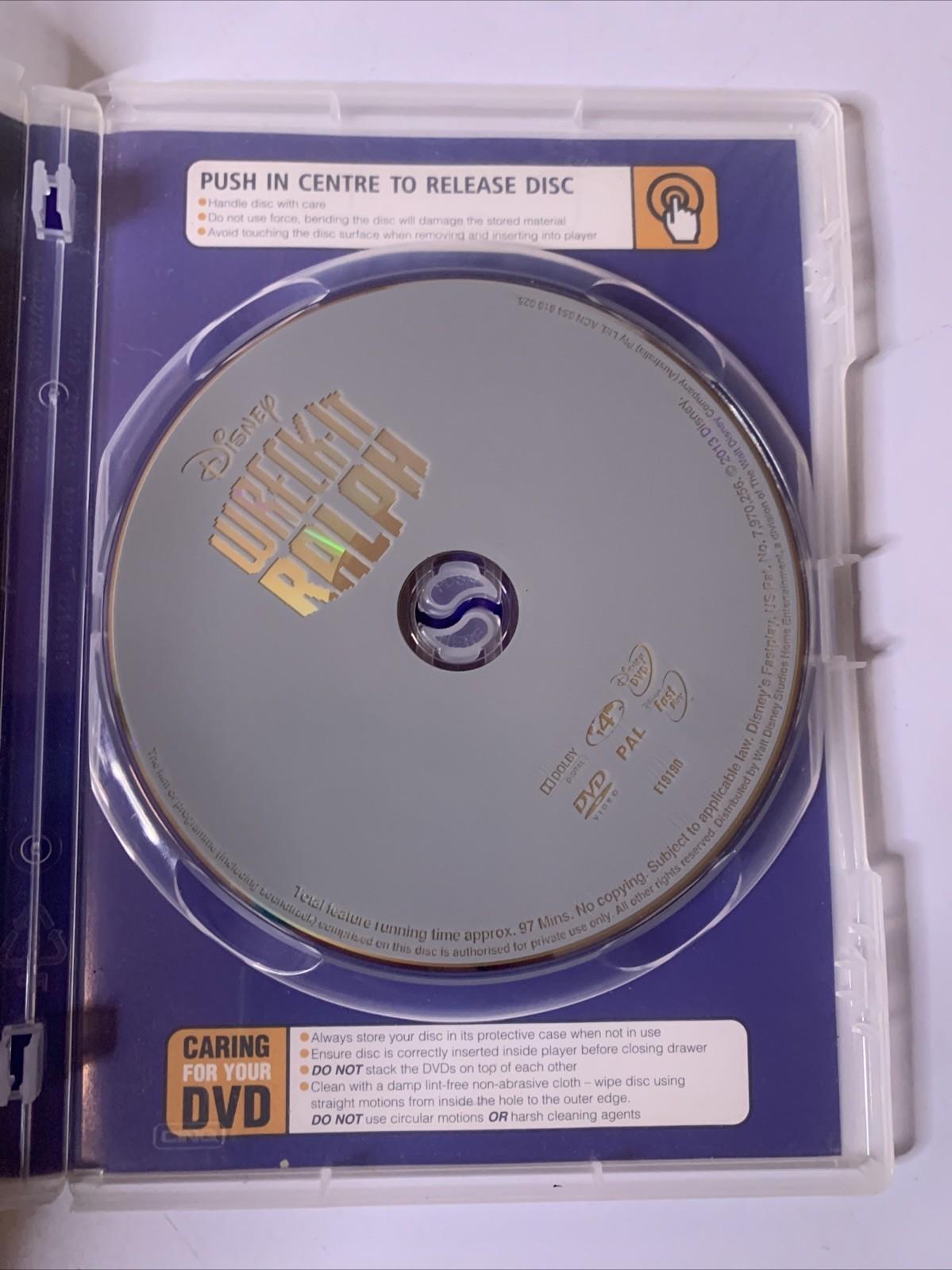 Wreck-It Ralph (DVD, 2012) Disney Animated Film Region 4