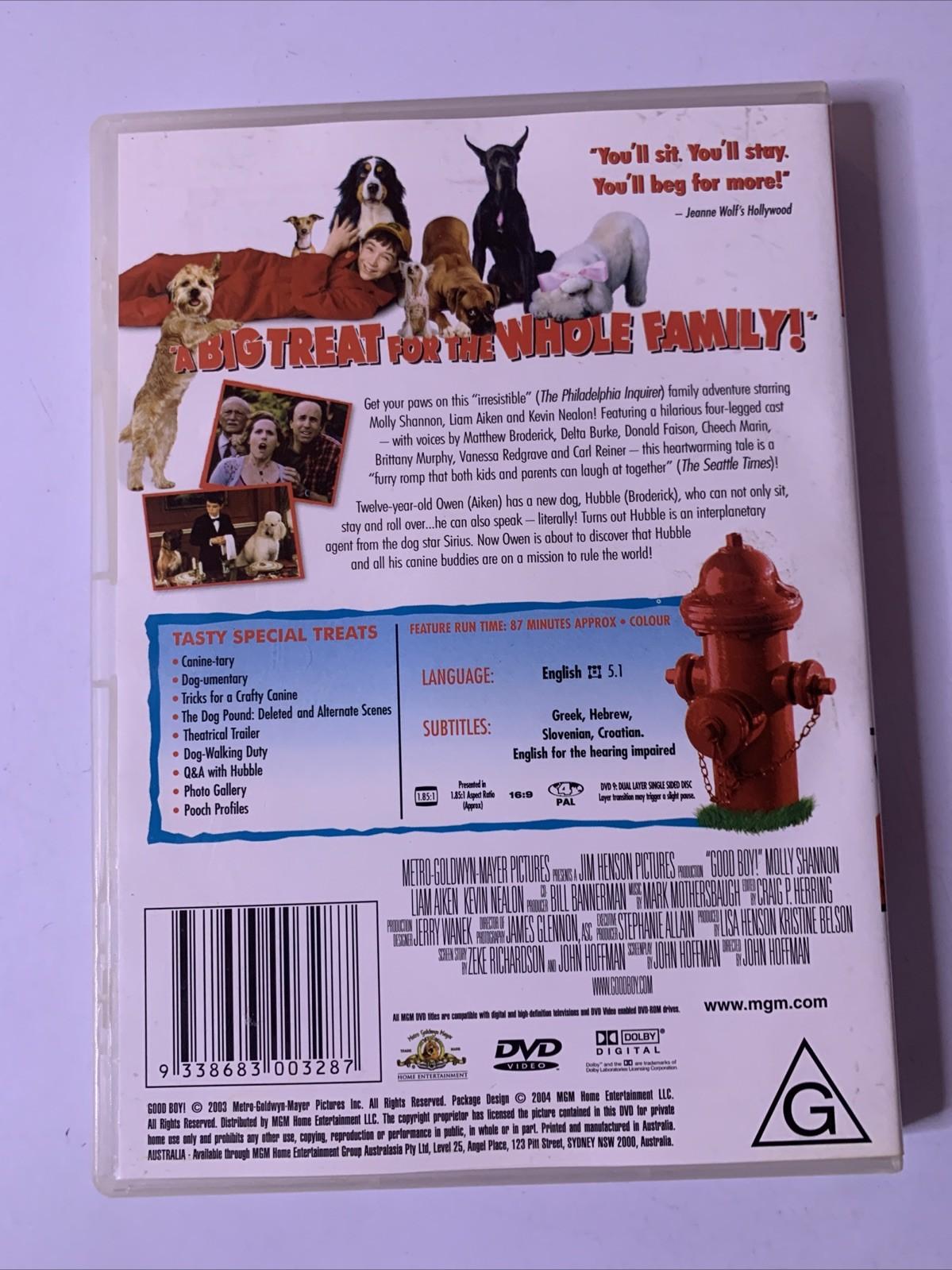 Good Boy! (DVD, 2003) Liam Aiken, Matthew Broderick, Brittany Murphy  Region 4