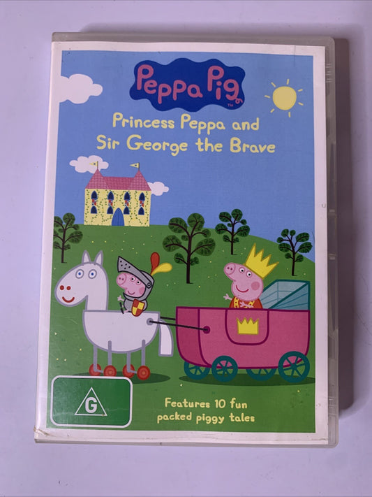 Peppa Pig: Princess Peppa & Sir George The Brave (DVD, 2009) Animation Region 4