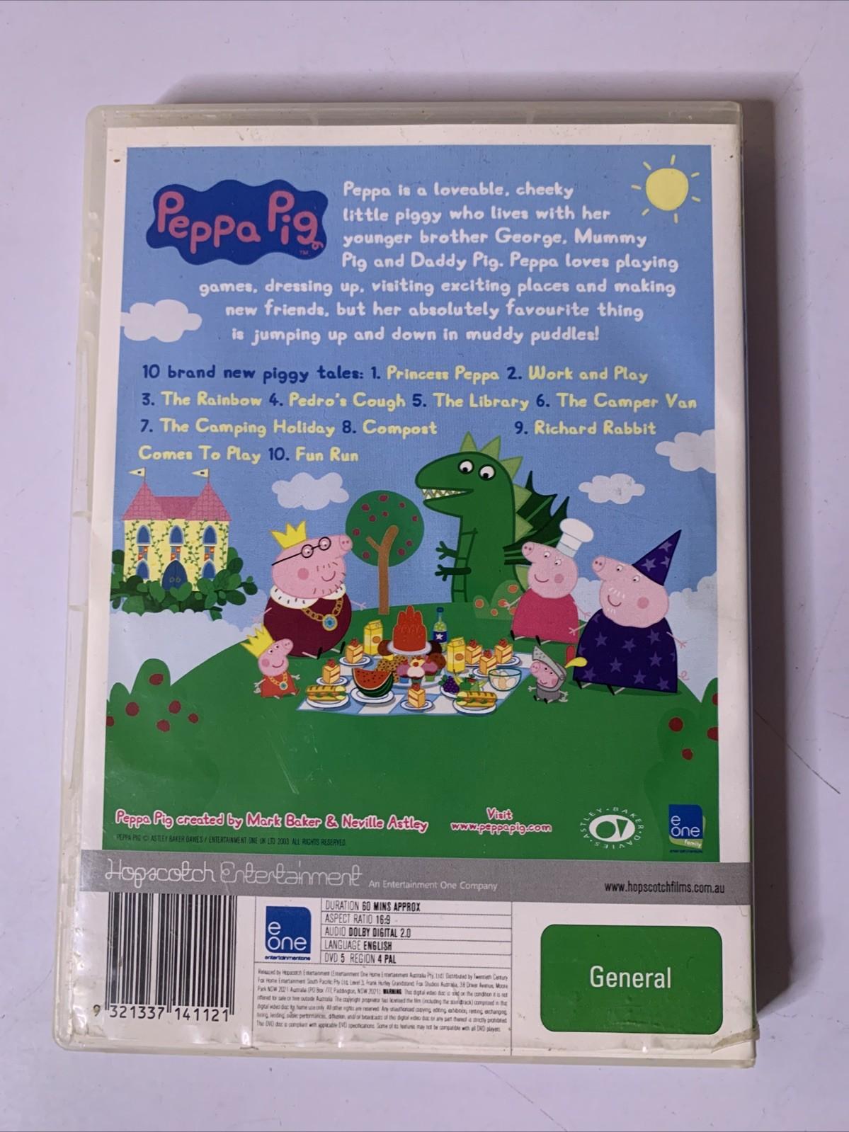 Peppa Pig: Princess Peppa & Sir George The Brave (DVD, 2009) Animation Region 4