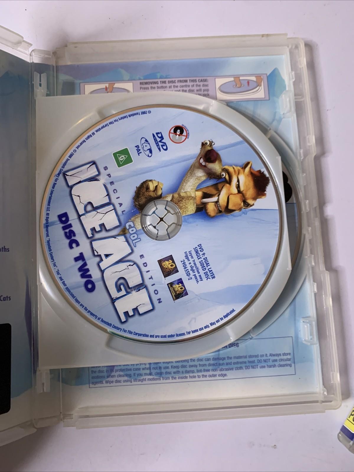 Ice Age 1 & 2 (DVD, 2-Disc) Animation Film Region 4