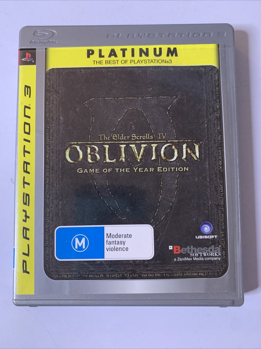 Elder Scrolls IV: Oblivion Game Of The Year Edition PS3 PlayStation 3 Game