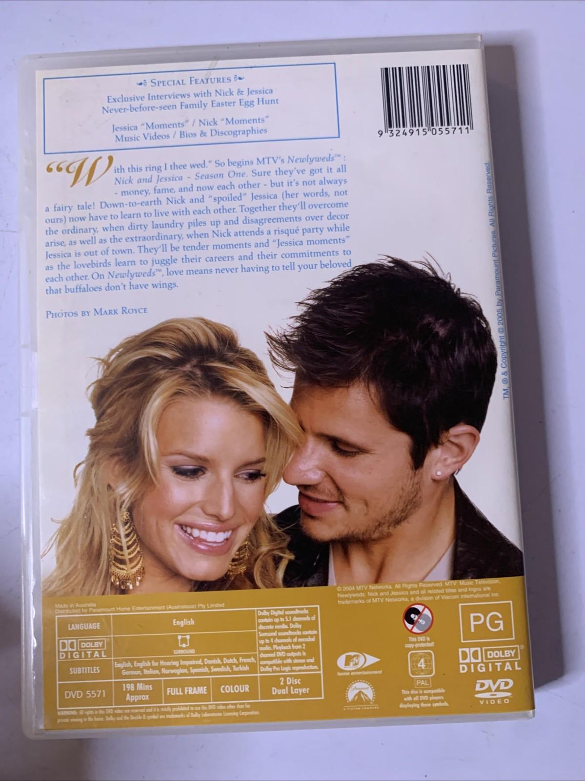 Newlyweds : Season 1 (DVD, 2003) Jessica Simpson, Nick Lachey Region 4 &2
